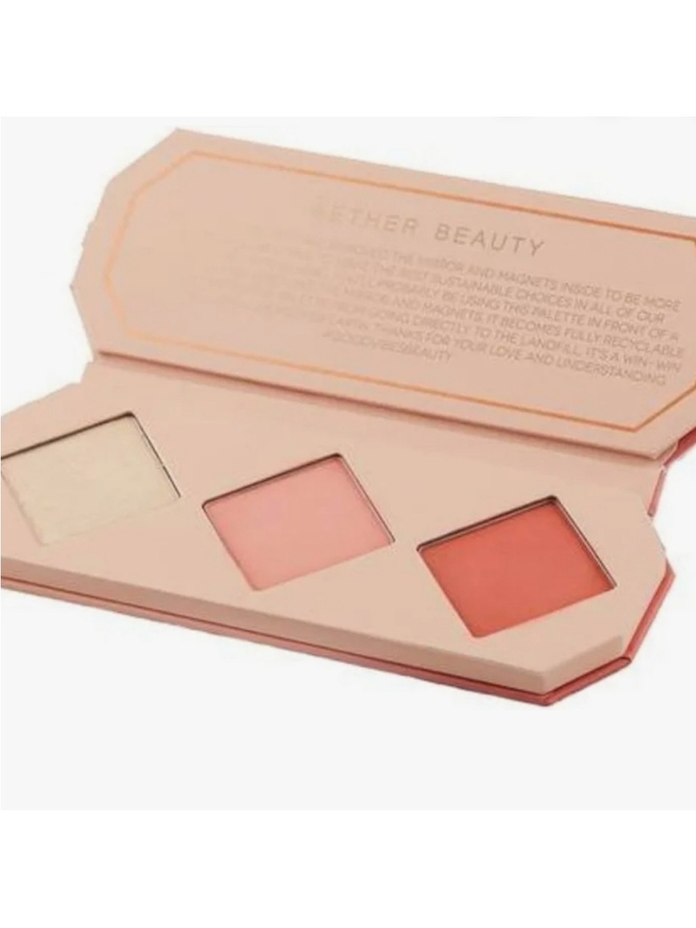 ATHR BEAUTY “amber” crystal charged cheek palette NWOB